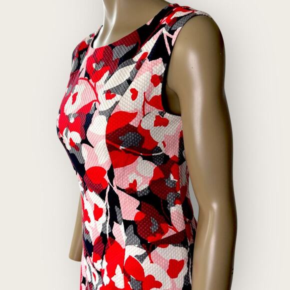 The Limited Sleeveless Floral Sheath Dress Lined Textured Size 2 Multicolor - Picture 6 of 16